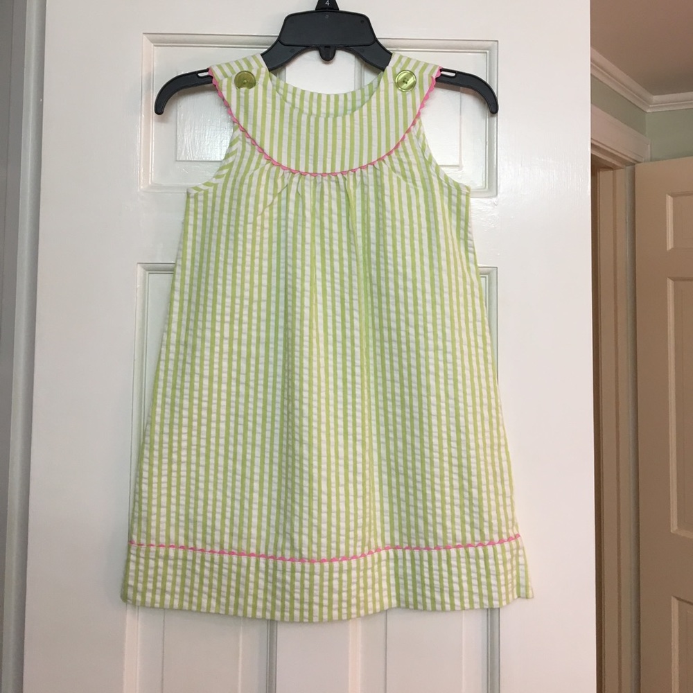 COPY - Girl's seersucker dress.